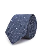 Reiss Kesher - Mens Polka Dot Silk Tie In Blue