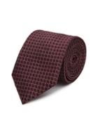 Reiss Belmont - Graphic Silk Tie In Red, Mens