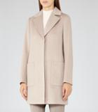 Reiss Harmony - Womens Relaxed-fit Coat In Brown, Size 6