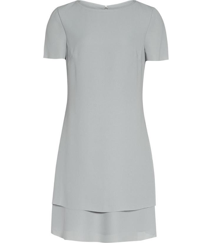 Reiss Cindy - Womens Layered Shift Dress In Blue, Size 4