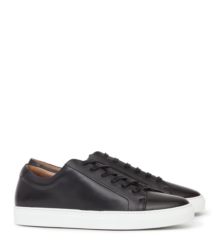 Reiss Darren - Contrast Sole Sneakers In Blue, Mens, Size 9