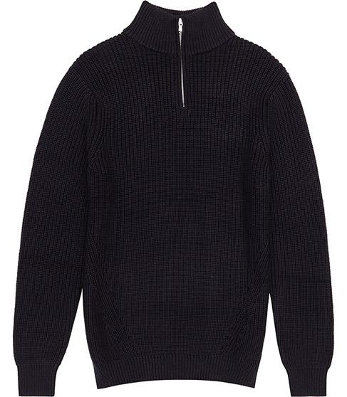 Reiss Moonlight Zip Collar Jumper