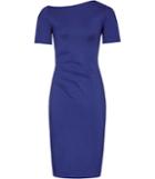 Reiss Milla - Womens Pleat-detail Dress In Blue, Size 4