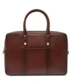 Reiss Louis - Leather Briefcase In Red, Mens