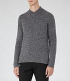 Reiss Dawson - V-neck Jumper In Blue, Mens, Size M