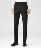 Reiss Daley T - Mens Slim Wool Trousers In Grey, Size 30