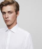 Reiss Riviere - Striped Cotton Shirt In White, Mens, Size S