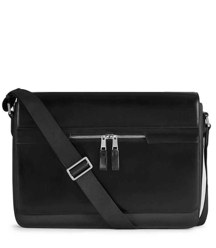 Reiss Marshall - Messenger Bag In Black, Mens