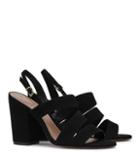 Reiss Naomi - Suede Block-heel Shoes In Black, Womens, Size 6
