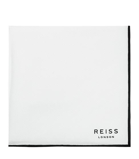 Reiss Moon Silk Pocket Square