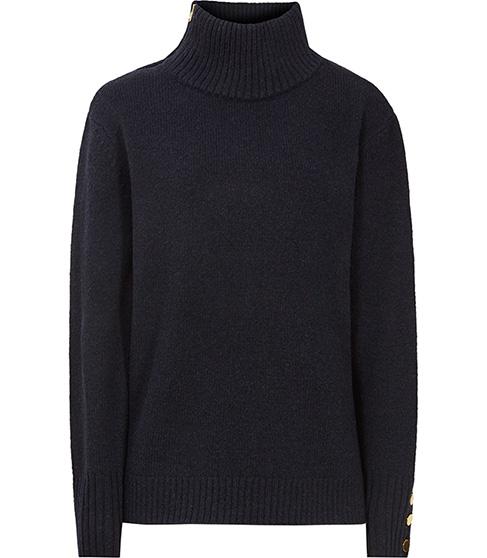 Reiss Asher Zip-detail High-neck Jumper