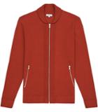 Reiss Jamison Shawl Collar Zip Cardigan