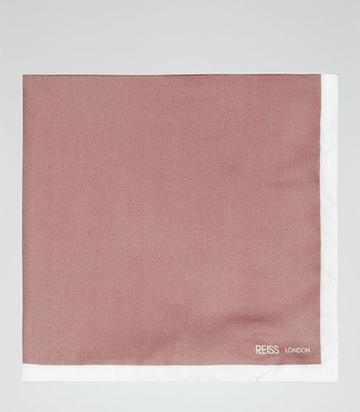 Reiss Icarus Piped Silk Pocket Square