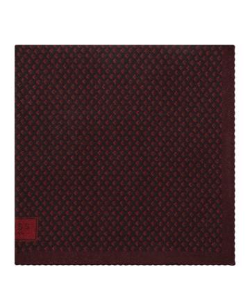 Reiss Punch - Mens Diamond Pocket Square In Red, Size One Size