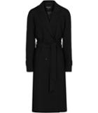 Reiss Verdi - Womens Military Trench Coat In Black, Size 4