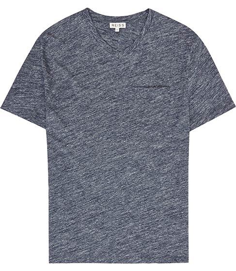 Reiss Prospect Pocket V-neck T-shirt