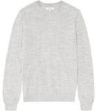 Reiss Hart - Mens Merino Crew Neck Jumper In Grey, Size Xs