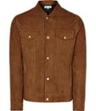 Reiss Downing - Mens Suede Jacket In Brown, Size Xs