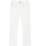 Reiss Faye Off White - Cropped Kick-flare Jeans In White, Womens, Size 24