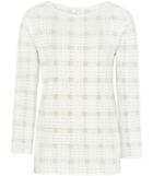 Reiss Burton - Womens Check-stitch Top In White, Size Xs
