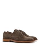Reiss Amerson - Suede Derby Shoes In Brown, Mens, Size 8
