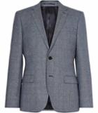 Reiss Morrow B - Mens Wool Slim Blazer In Blue, Size 36