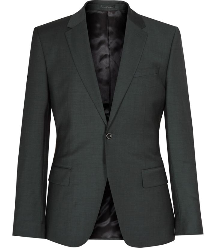 Reiss Winks B - Slim-fit Wool Blazer In Green, Mens, Size 36