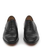 Reiss Fenton - Mens Leather Oxford Shoes In Black, Size 8