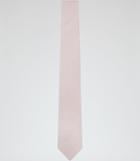 Reiss Ceremony - Mens Textured Silk Tie In Pink, Size One Size