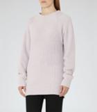 Reiss Imogen - Chunky Knitted Jumper In Pink, Womens, Size Xs