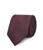 Reiss Ida - Silk Houndstooth Tie In Red, Mens