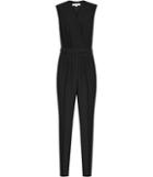 Reiss Summer - Womens Wrap-front Jumpsuit In Black, Size 4