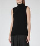 Reiss Faith - Womens Sleeveless Knitted Top In Black, Size Xs