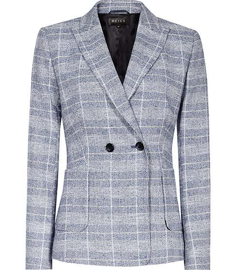 Reiss Jada Jacket Checked Blazer
