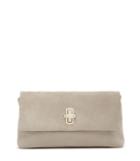 Reiss Lovello - Womens Suede Clutch In White, Size One Size