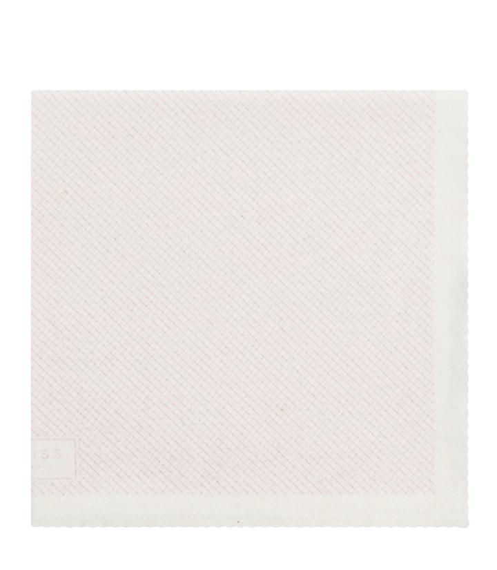 Reiss Stanton - Mens Stripe Pocket Square In Red, Size One Size