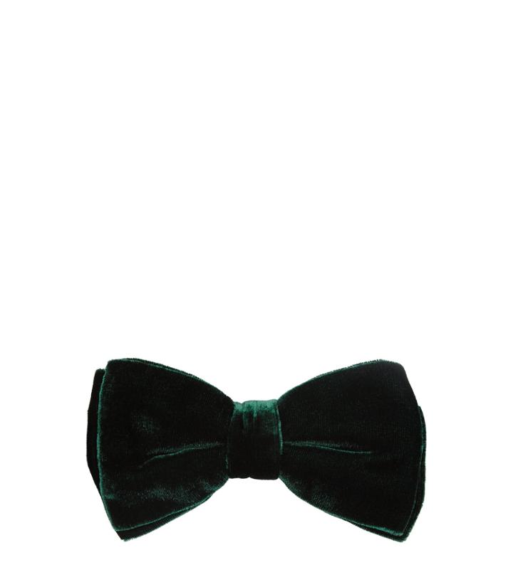 Reiss Brando - Mens Velvet Bow Tie In Green