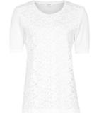 Reiss Yoko Lace-front T-shirt
