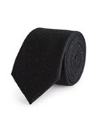 Reiss Stern - Wool And Silk Tie In Blue, Mens