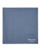 Reiss Moon - Mens Silk Pocket Square In Blue