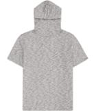 Reiss Shelter - Mens Short Sleeve Hooded Knit In Grey, Size Xs