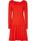 Reiss Agnes - Womens Drop-waist Jersey Dress In Orange, Size 4