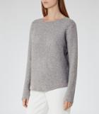 Reiss Roxanne - Metallic Jumper In Grey, Womens, Size Xs