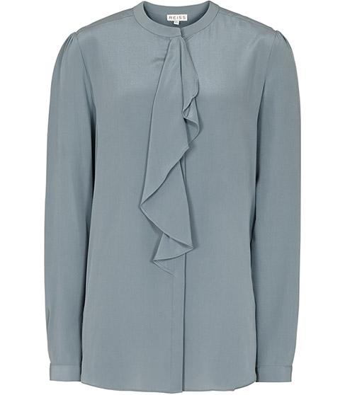 Reiss Raine Ruffle-detail Blouse