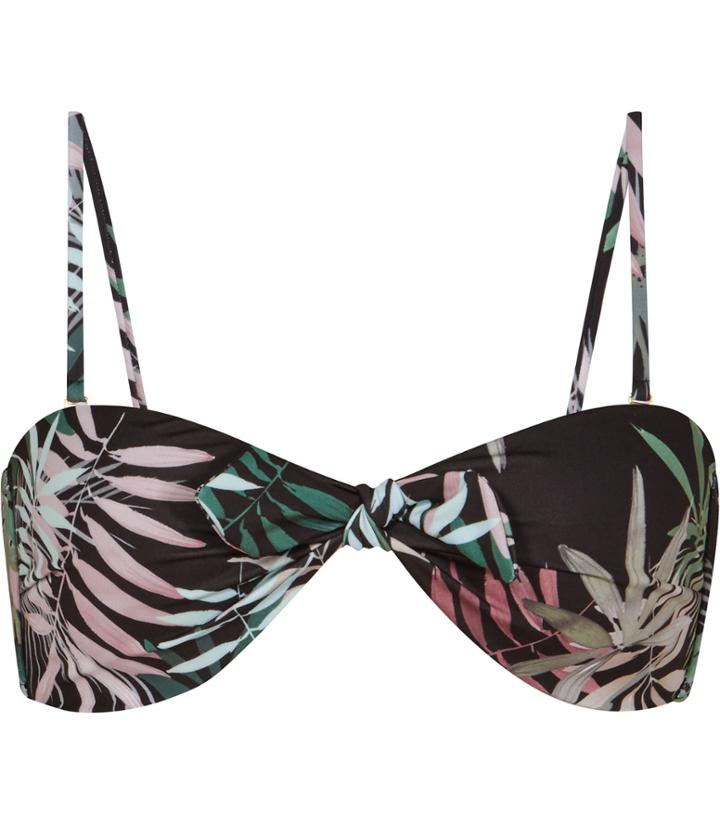 Reiss Avery T - Womens Bandeau Bikini Top In Black, Size Xs