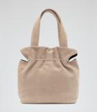 Reiss Cassius - Womens Suede And Metal Tote In White, One Size