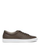 Reiss Darma Leather - Mens Leather Sneakers In Green, Size 7