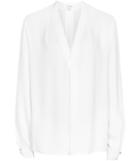 Reiss Mapel - Womens Long-sleeved Wrap Top In White, Size 8