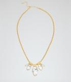 Reiss Anastacia - Womens Necklace With Crystals From Swarovski In White, Size One Size