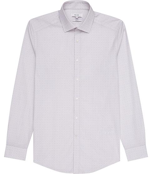Reiss Whitehaven Geometric Print Shirt